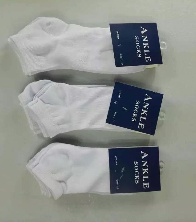 Ankle Socks - Grey, White & Black